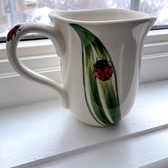 Pier 1 lady bug mug - Picture 1 of 6
